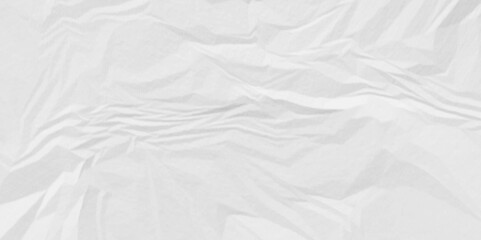 Abstract wrinkled creased crumple ragged parchment empty wrinkle cardboard blank ripped surface wrinkle old paper white crumple texture background.	