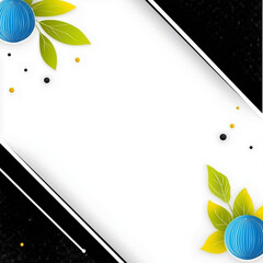 Ultra HD image of  an abstract background for social media posts with different black and colored elements 