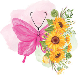 Vector Floral Invitation Card