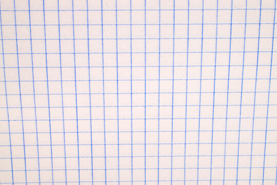 Page of a paper notebook in a cell, macro.