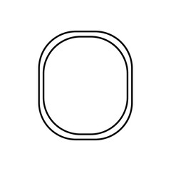Obraz premium Square frame clip art design on plain white transparent isolated background for card, shirt, hoodie, sweatshirt, apparel, tag, mug, icon, poster or badge