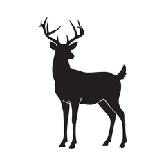deer silhouette vector