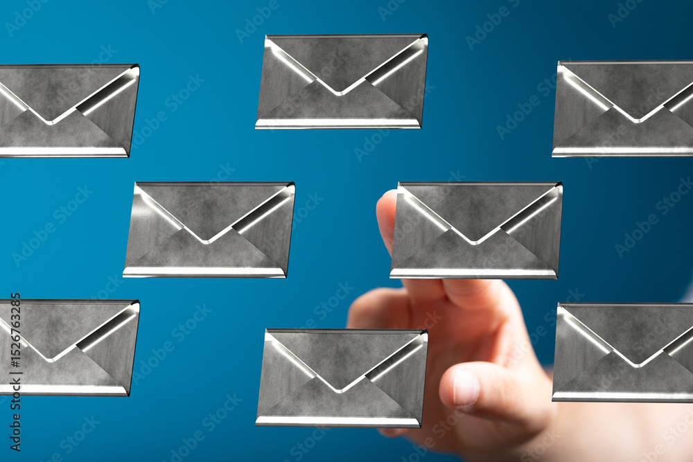 Leinwandbilder Efficiently manage your inbox.  Organize and prioritize emails for better productivity.