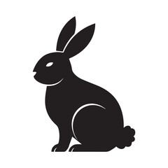 Obraz premium rabbit silhouette art