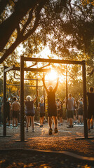 Sunset Fitness Group Workout