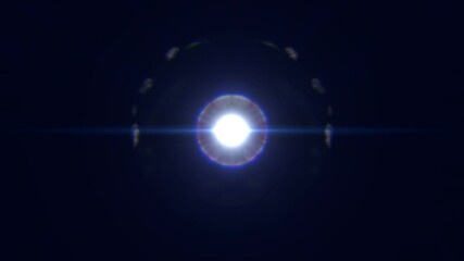 Glowing energy orb with bright core and neon pink highlights, surrounded by soft lens flares and red aura rings on dark backdrop - Powered by Adobe