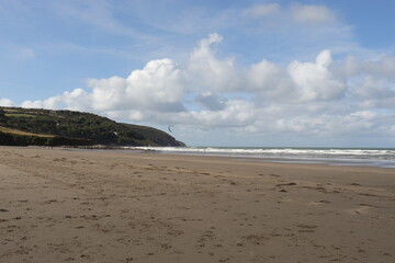 beach in the morning