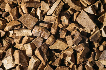Instant Coffee Granules Macro Close-up