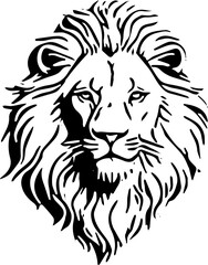 lion head vector