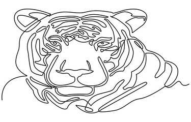 Continuous one line drawing. Tiger symbol art.
Continuous one line drawing Vector illustration
Tiger Jump
Simple Line art Drawing of a Tiger
Continuous one line drawing. Tiger jumping symbol.