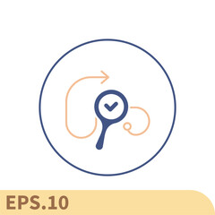 traceability icons  symbol vector elements for infographic web