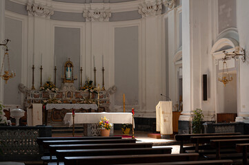 Teano, Campania, Italy. Church of Sant’Agostino. LR25