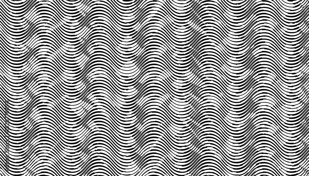 Poster black and white editable abstract and grunge pattern for modern background and design element. vecto
