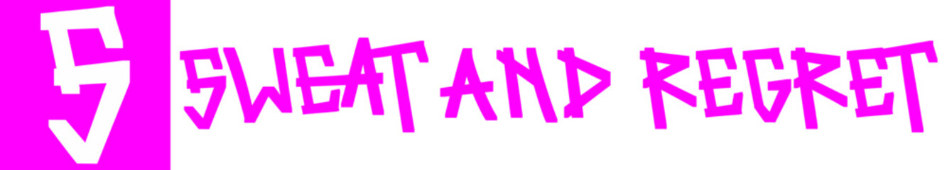 Fototapeta premium sweat and regret afruemo fitn...