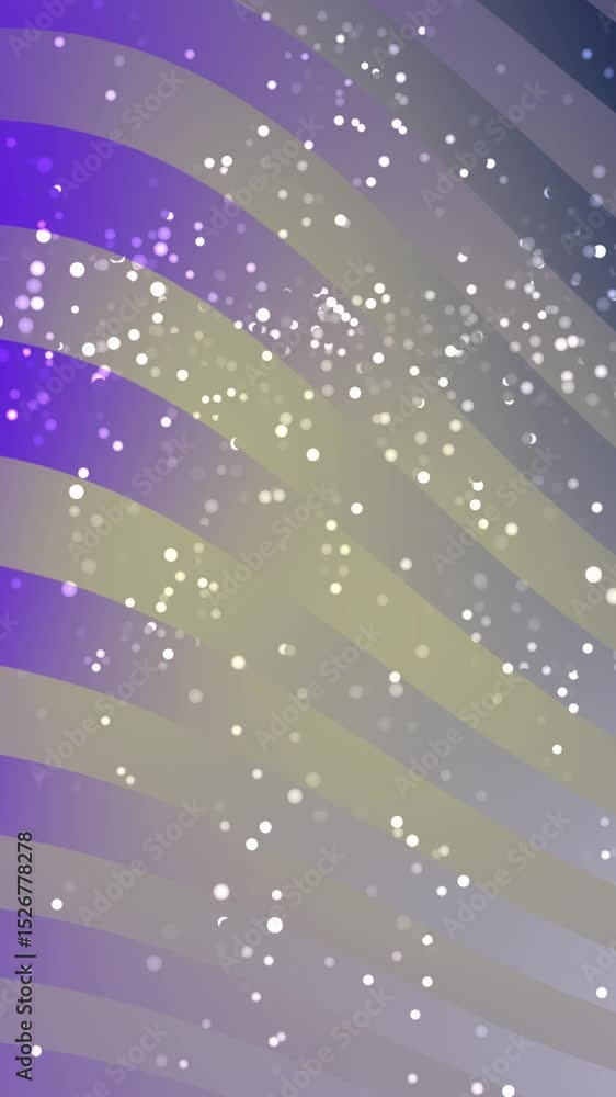 Aufkleber vertical abstract purple and gray background with wavy lines and glittering lights creating a festiv
