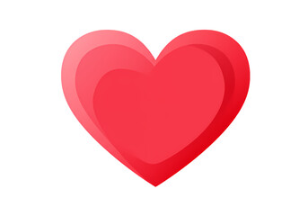 Vibrant Red Heart: Perfect for Love & Valentine's Day Designs