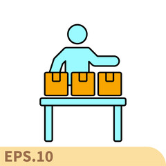 production icons  symbol vector elements for infographic web