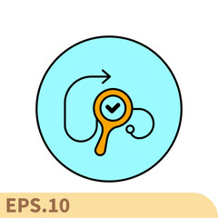 traceability icons  symbol vector elements for infographic web