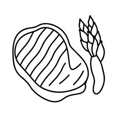 Fototapeta premium Continuous Line Drawing of Elegant Table Setting with Cutlery