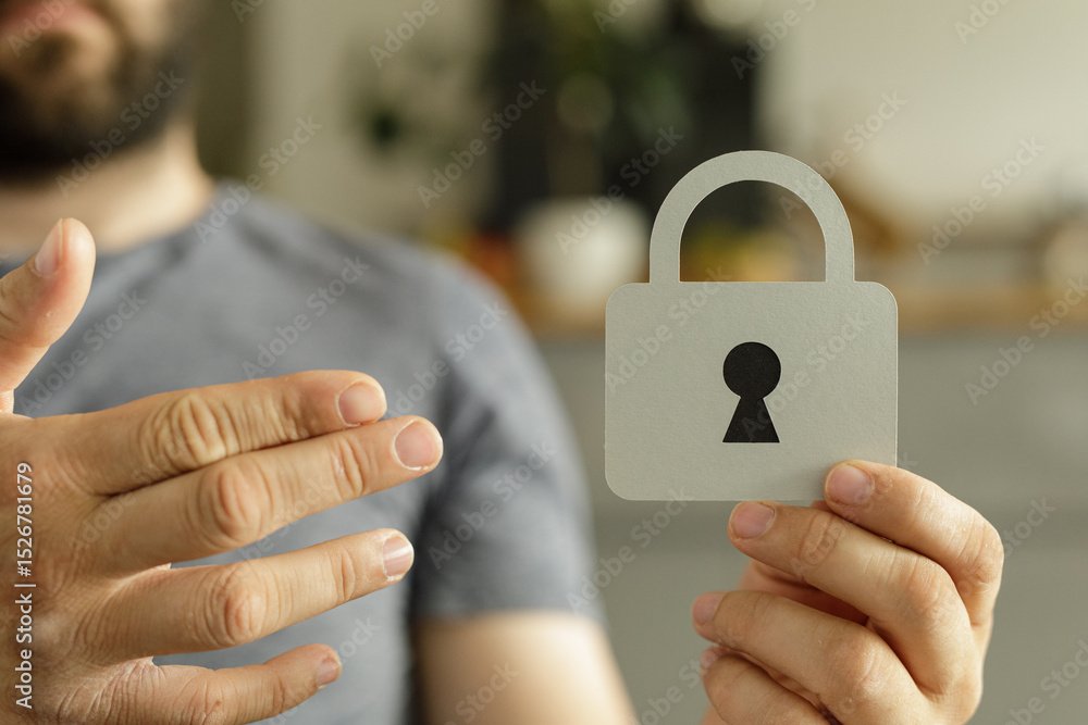 Aufkleber Secure your data with strong passwords and encryption. Learn about online safety and privacy.