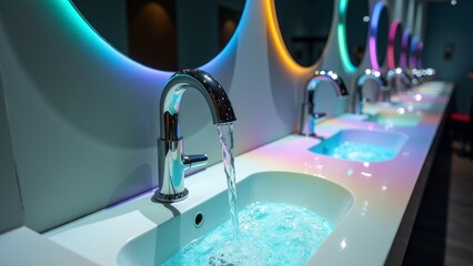 Schematic diagram of color faucet technology