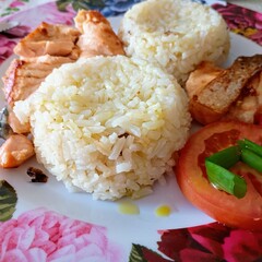 rice with fish