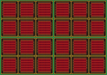 Seamless Colored Square Pattern 1