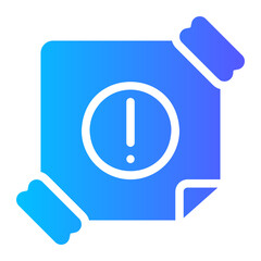 note gradient icon