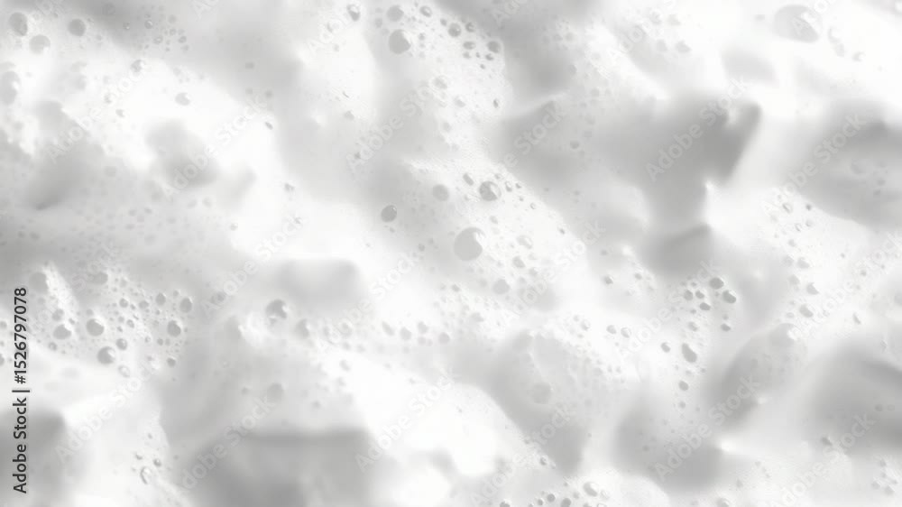 Aufkleber a close-up view of a foamy surface with bubbles, suitable for use in scientific or educational conte
