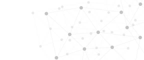  Abstract technology dot and line connection digital hi tech design concept background. Space for text. Vector illustration