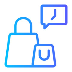 flash sale gradient icon