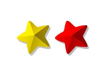 red and yellow stars