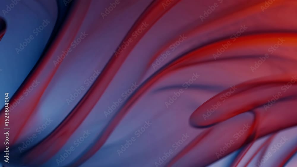 Poster beautiful flowing summer color abstract background. sky blue and red gradient mesh background