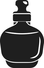 Obraz premium Perfume bottle silhouette elegant fragrance container for beauty and luxury