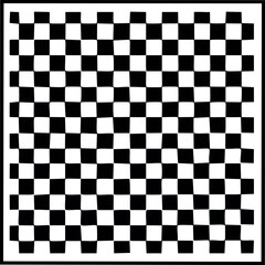 Fototapeta premium Checkerboard Pattern Silhouette Vector | Geometric Black Vector Art Illustration for Design Use