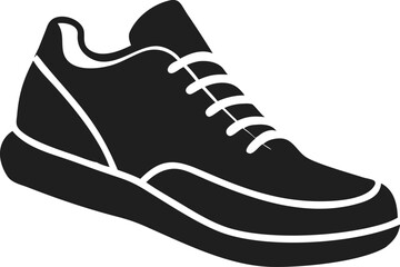 Sneakers silhouette stylish footwear for casual wear and athletic performance