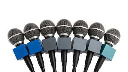 Dynamic Microphone Isolated on White Background