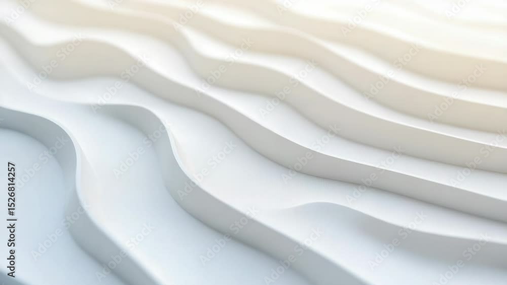 Poster a close-up shot of a unique white wave pattern