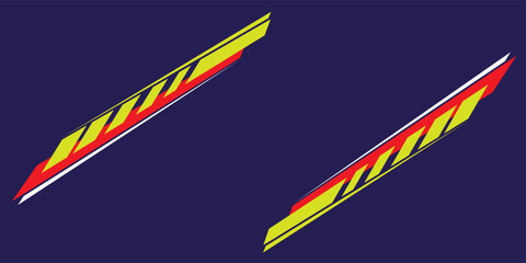 Abstract modern design in yellow,red white and purple colors with overlapping geometric background. Sport style banner concept.vector eps 10