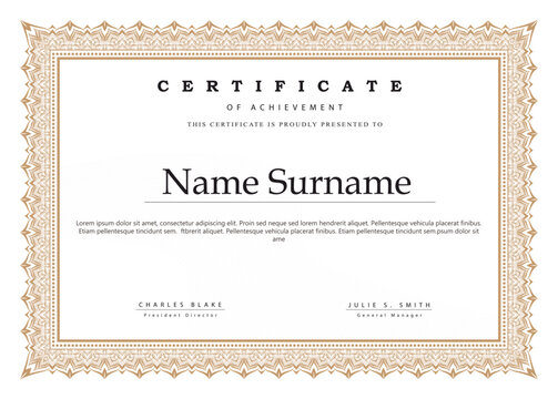 certificate of completion template