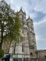 Fototapeta premium Exterior View of Westminster Abbey in London