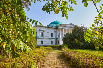Sokyryntsi Palace View Along Park Path