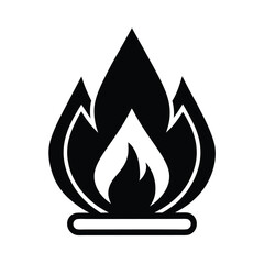 Outdoor Fire Starter Icon Vector Illustration