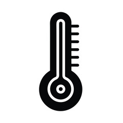 Outdoor Thermometer Icon Vector Illustration