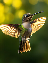 hummingbird in flight