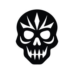 Skull Icon Vector Illustration