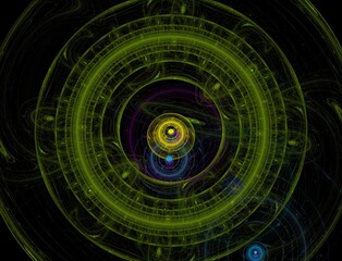 Imaginatory fractal abstract background Image