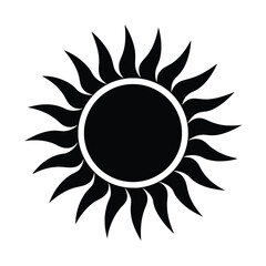 Sun Icon Vector Illustration