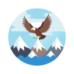 Obraz premium eagle in the sky