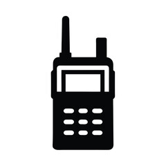 Walkie Talkie Icon Vector Illustration